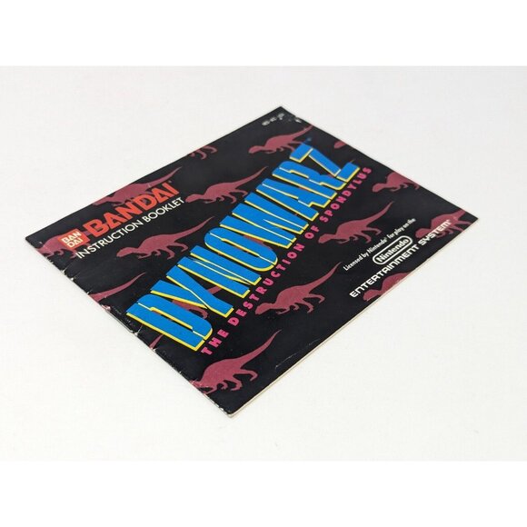 Dynowarz: The Destruction of Spondylus (Nintendo NES, 1990) Manual - Picture 2 of 6